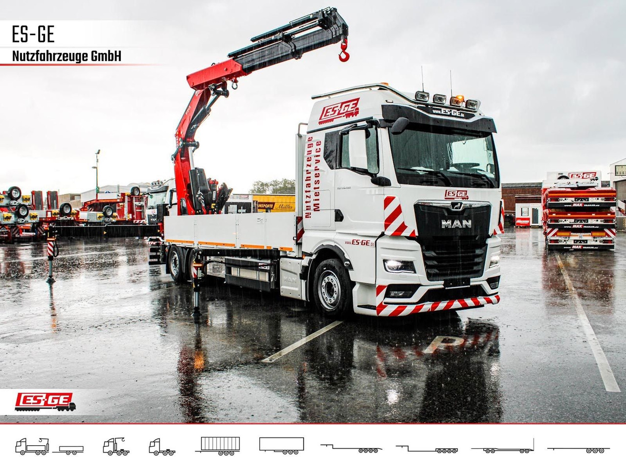 MAN TGX 26.480 6x2-4 LL CH mit Fassi F545RA.2.26 - Грузовик бортовой/ Платформа, Автоманипулятор: фото 3 MAN TGX 26.480 6x2-4 LL CH mit Fassi F545RA.2.26 - Грузовик бортовой/ Платформа, Автоманипулятор: фото 3