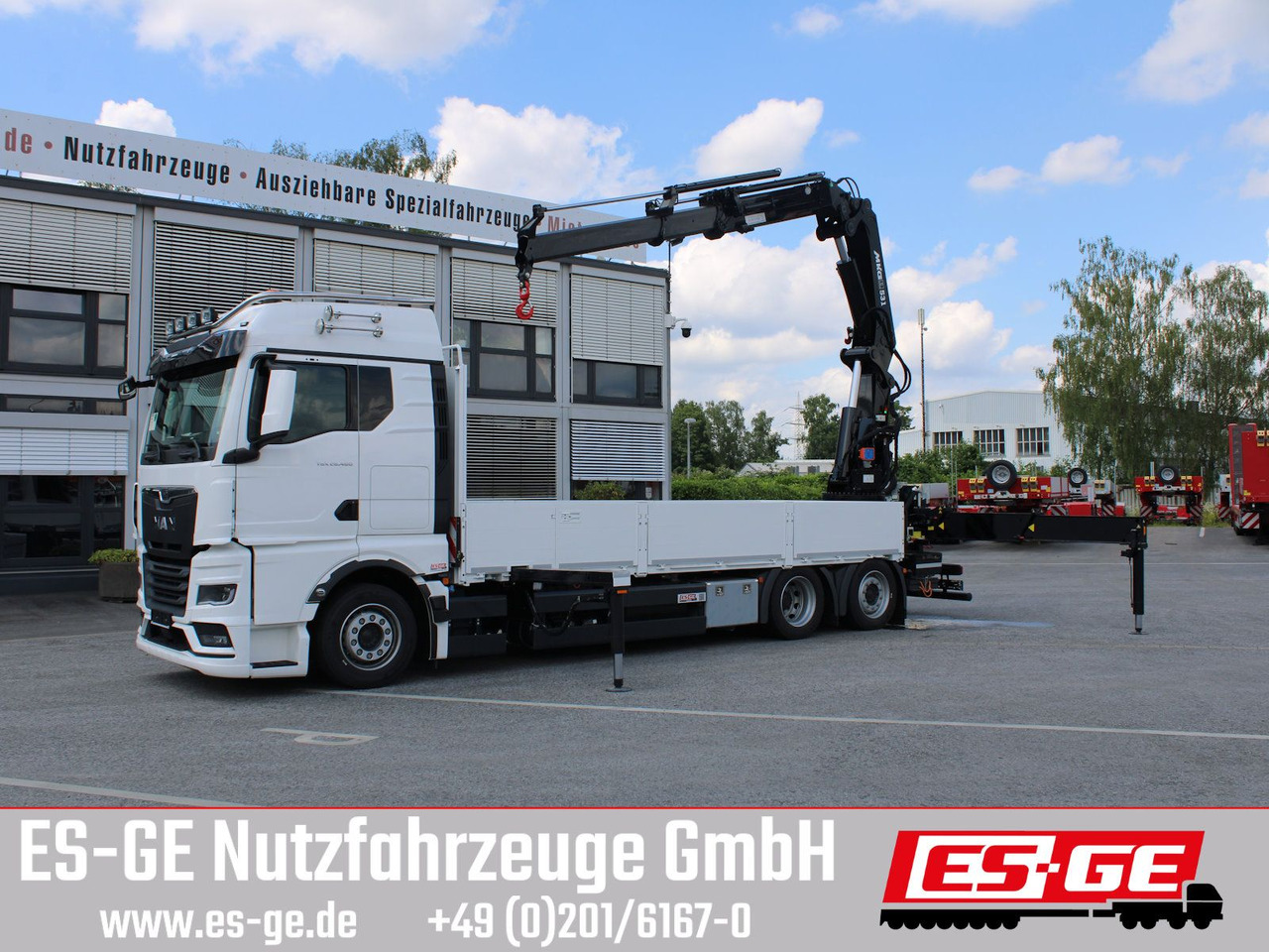 MAN TGX 26.480 6x2-4 LL CH mit MKG HLK531 a5 - Грузовик бортовой/ Платформа, Автоманипулятор: фото 1 MAN TGX 26.480 6x2-4 LL CH mit MKG HLK531 a5 - Грузовик бортовой/ Платформа, Автоманипулятор: фото 1