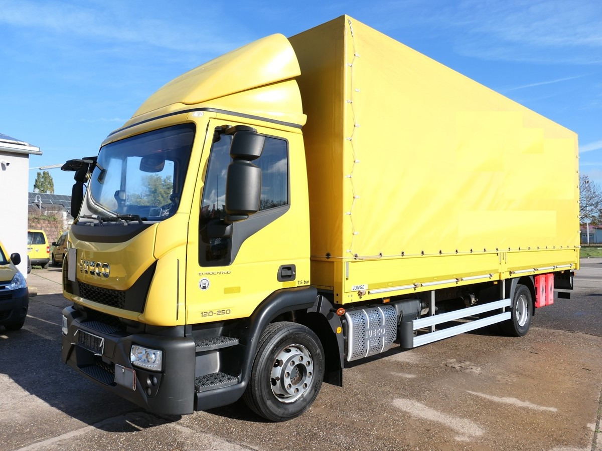IVECO EuroCargo ML 120 E 25 EURO-6 AHK LBW 3-SITZER Co - Тентованный грузовик: фото 1 IVECO EuroCargo ML 120 E 25 EURO-6 AHK LBW 3-SITZER Co - Тентованный грузовик: фото 1