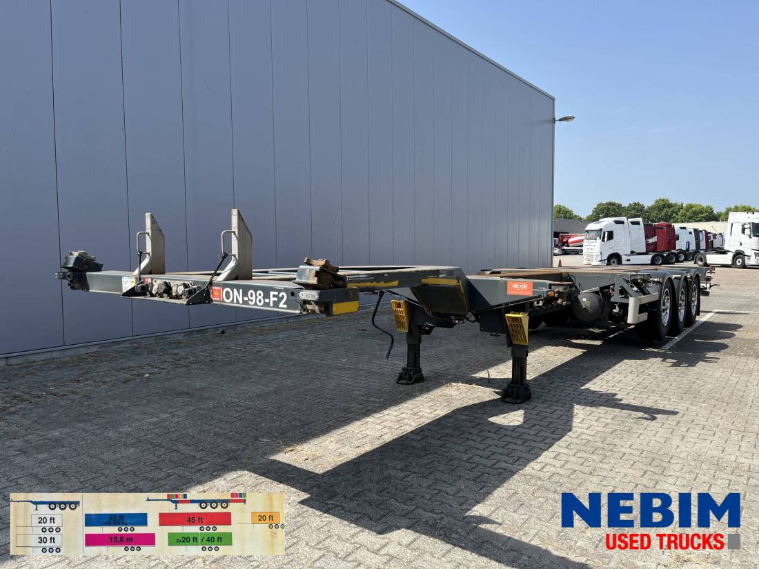 Pacton ET3 - Multi / Slider / Flex - Полуприцеп-контейнеровоз/ Сменный кузов: фото 1 Pacton ET3 - Multi / Slider / Flex - Полуприцеп-контейнеровоз/ Сменный кузов: фото 1