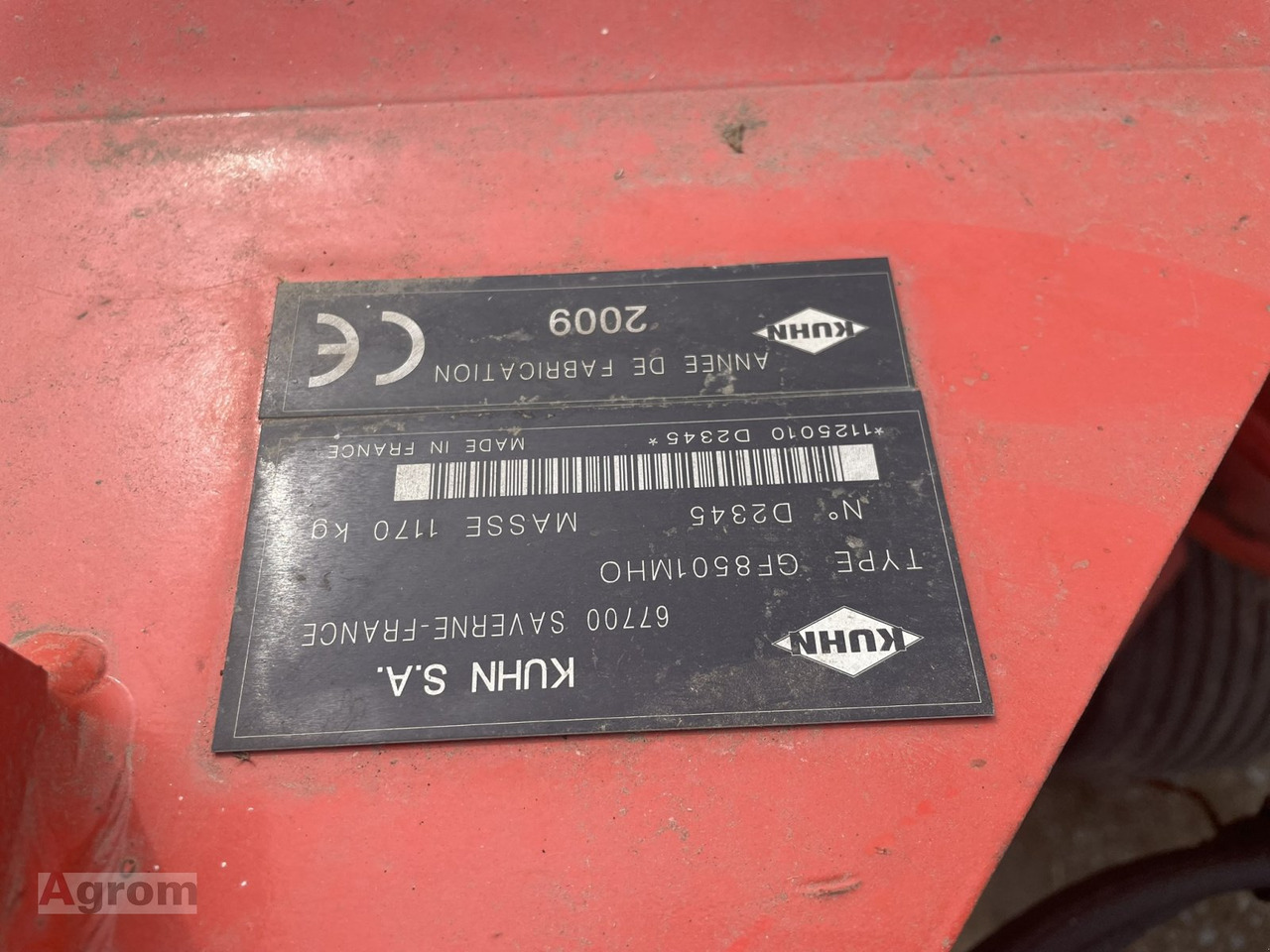 Сеноворошилка Kuhn GF 8501: фото 10 Сеноворошилка Kuhn GF 8501: фото 10