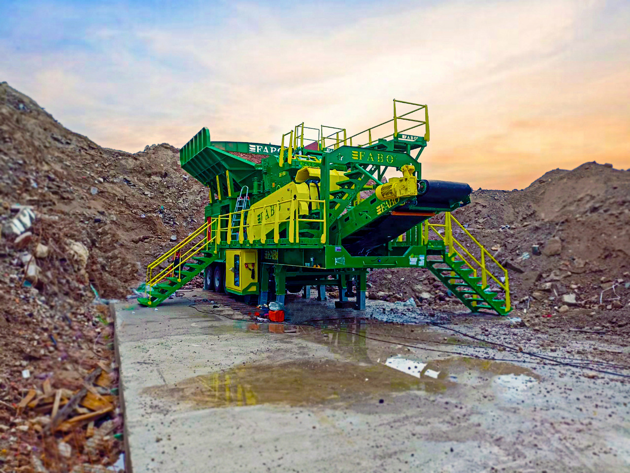 FABO Mobile crusher - Мобильная дробилка: фото 4 FABO Mobile crusher - Мобильная дробилка: фото 4