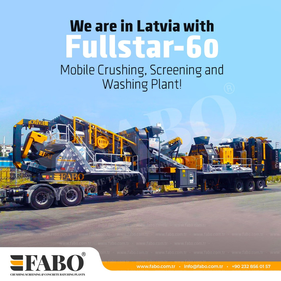 Новый Мобильная дробилка FABO Mobile crusher: фото 14