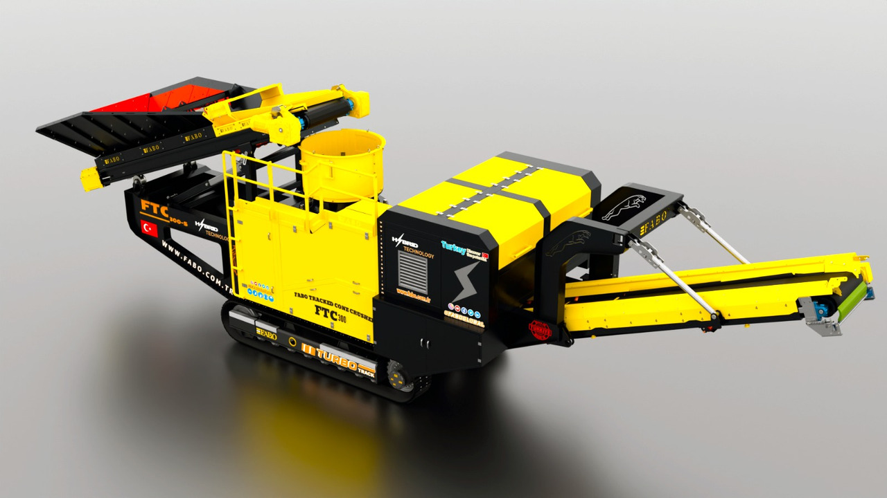 Новый Мобильная дробилка FABO Mobile crusher: фото 6