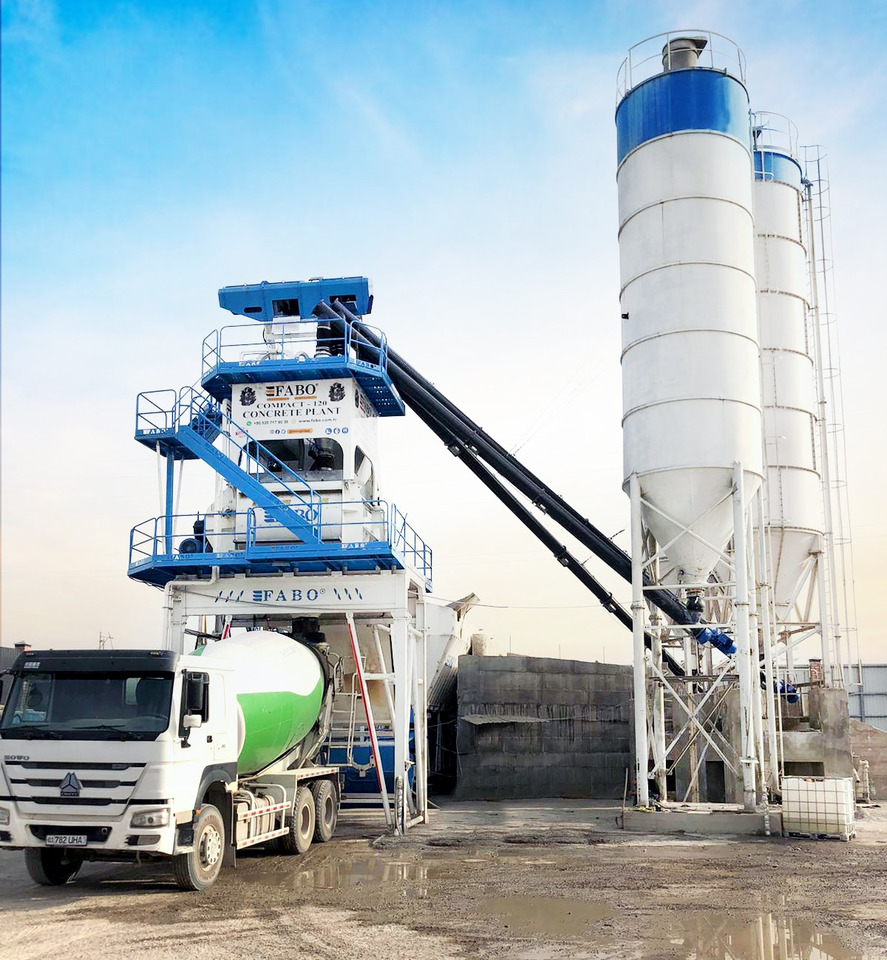 Новый Бетонный завод FABO compact concrete plant: фото 1