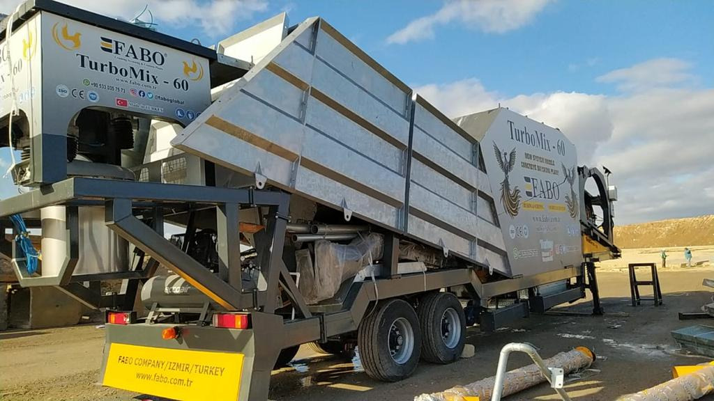 Новый Бетонный завод FABO mobile concrete batching plant: фото 8