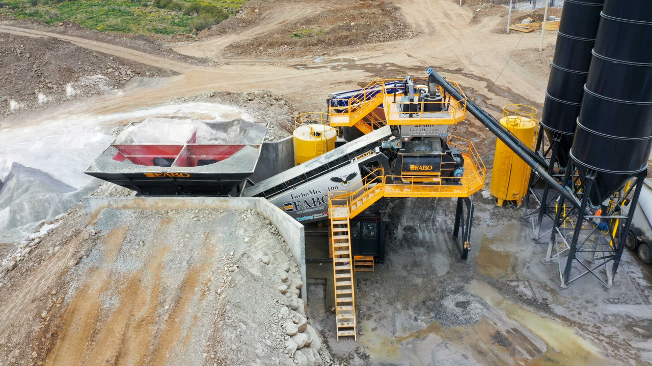 Новый Бетонный завод FABO mobile concrete batching plant: фото 15