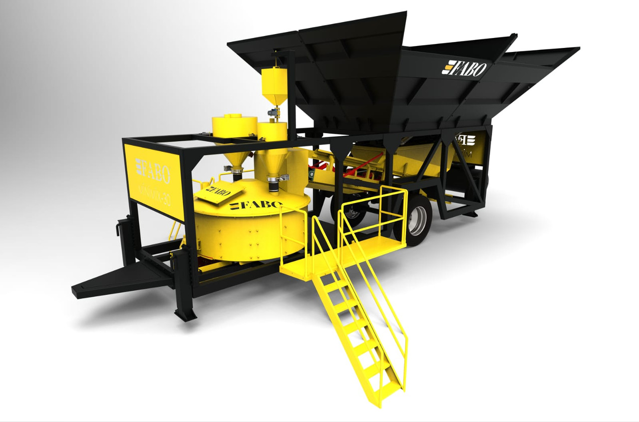Новый Бетонный завод FABO mobile concrete batching plant: фото 7