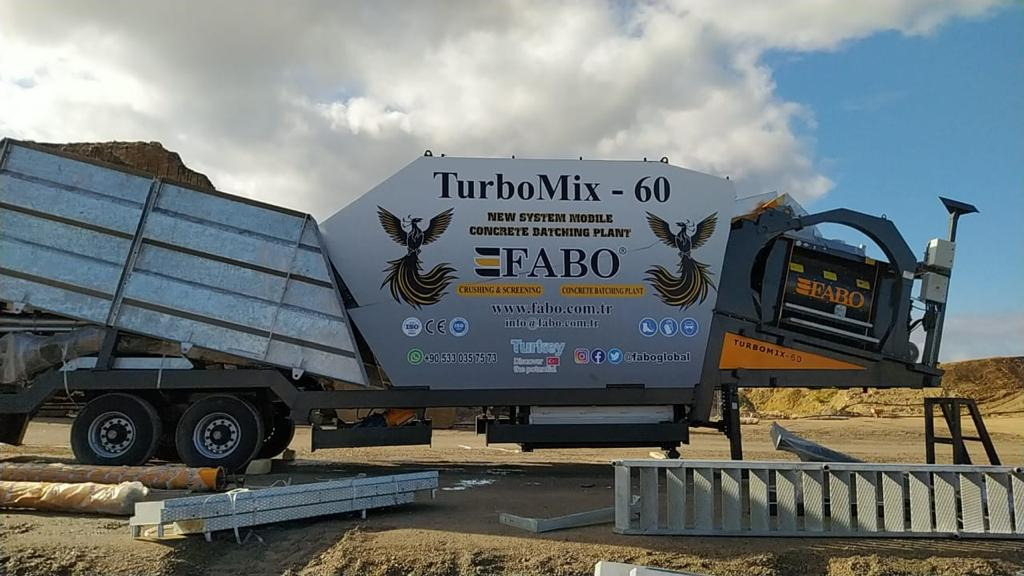 Новый Бетонный завод FABO mobile concrete batching plant: фото 6