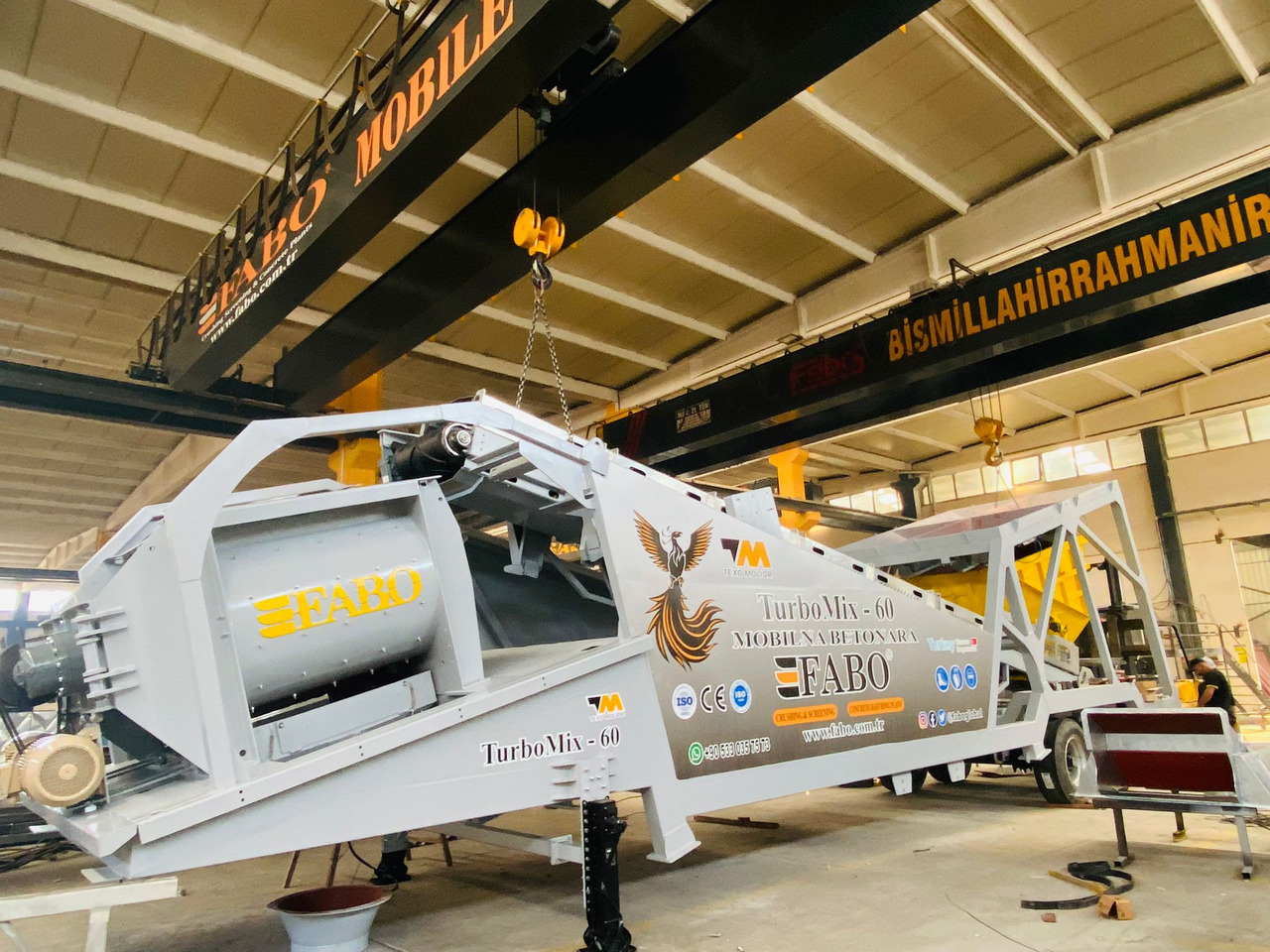 Новый Бетонный завод FABO mobile concrete batching plant: фото 7