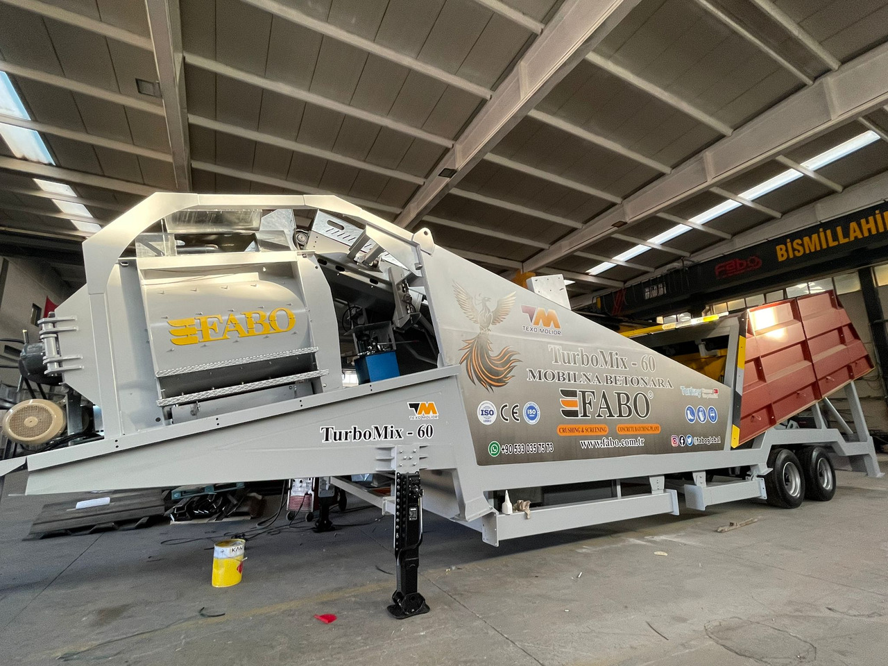 Новый Бетонный завод FABO mobile concrete batching plant: фото 16