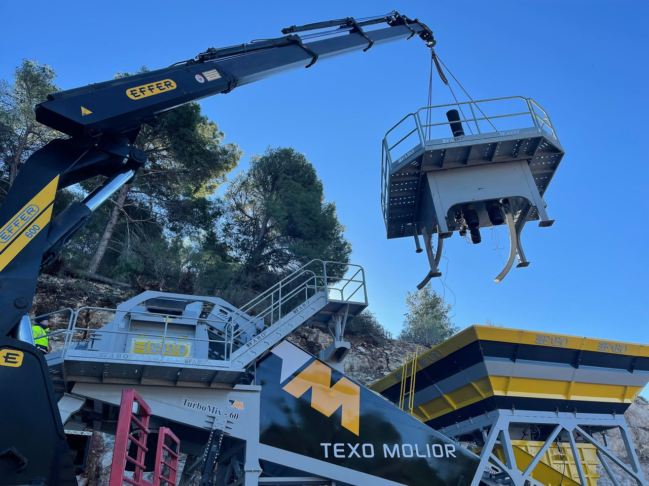 Новый Бетонный завод FABO mobile concrete batching plant: фото 43