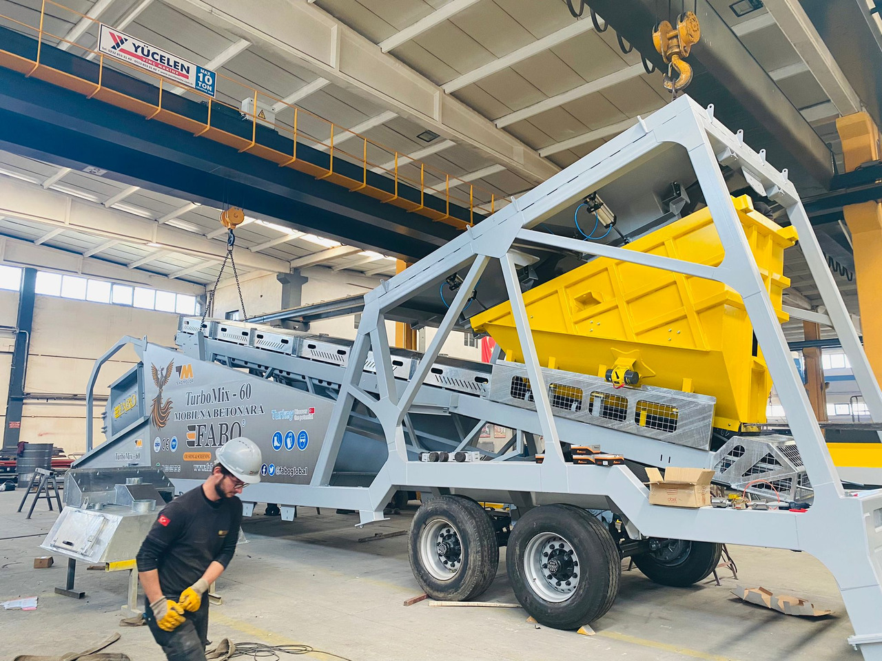 Новый Бетонный завод FABO mobile concrete batching plant: фото 8