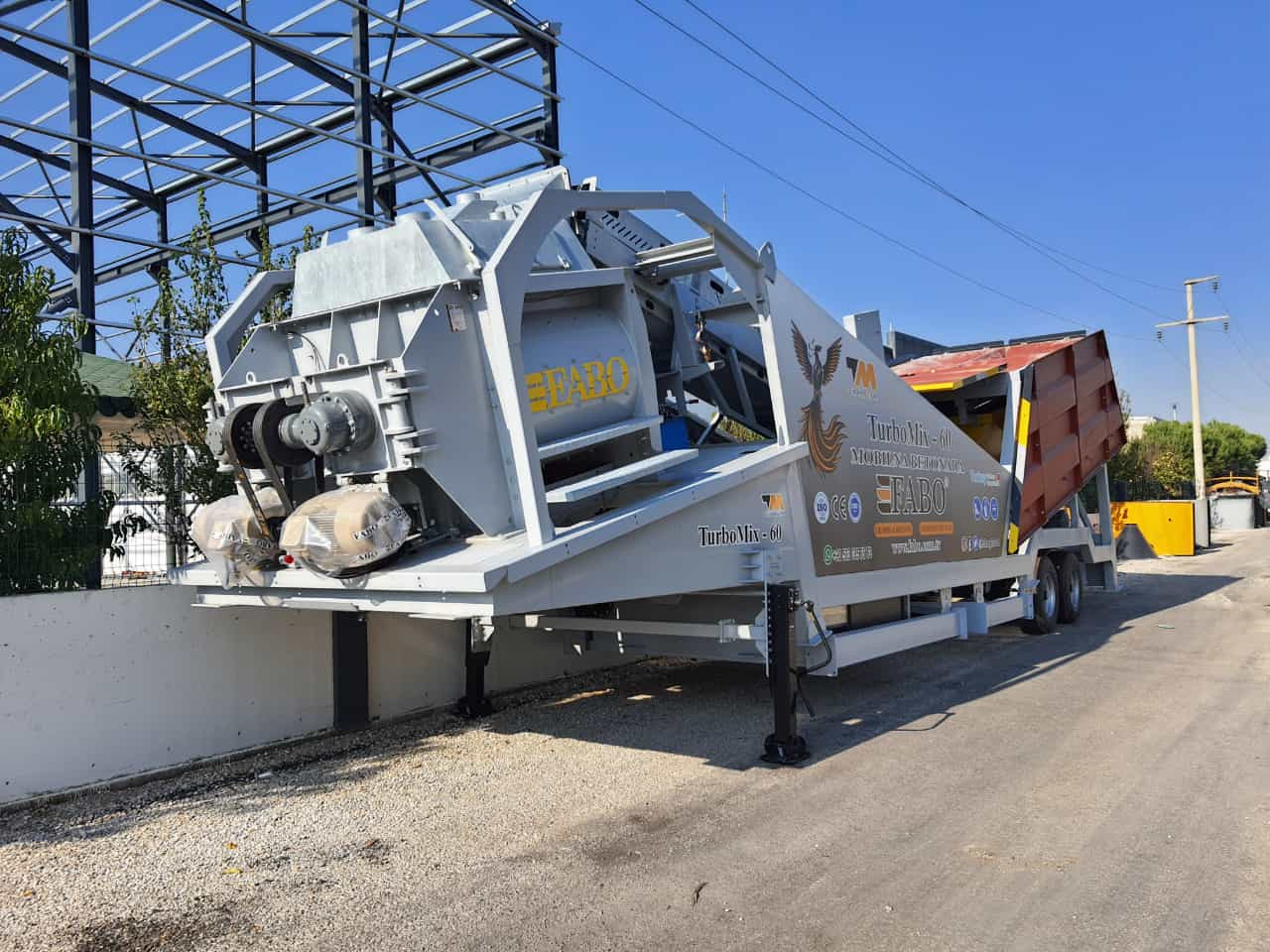 Новый Бетонный завод FABO mobile concrete batching plant: фото 23