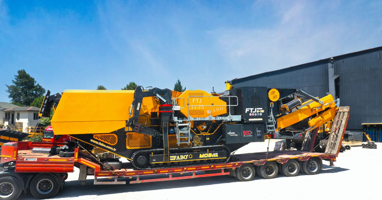 FABO mobile jaw crusher - Щековая дробилка: фото 1 FABO mobile jaw crusher - Щековая дробилка: фото 1
