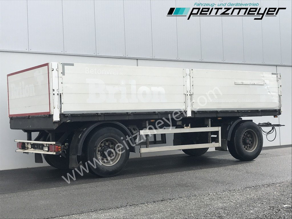 HEUSER 2 Achs Anhänger Baustoffanhänger - Прицеп бортовой/ Платформа: фото 1 HEUSER 2 Achs Anhänger Baustoffanhänger - Прицеп бортовой/ Платформа: фото 1
