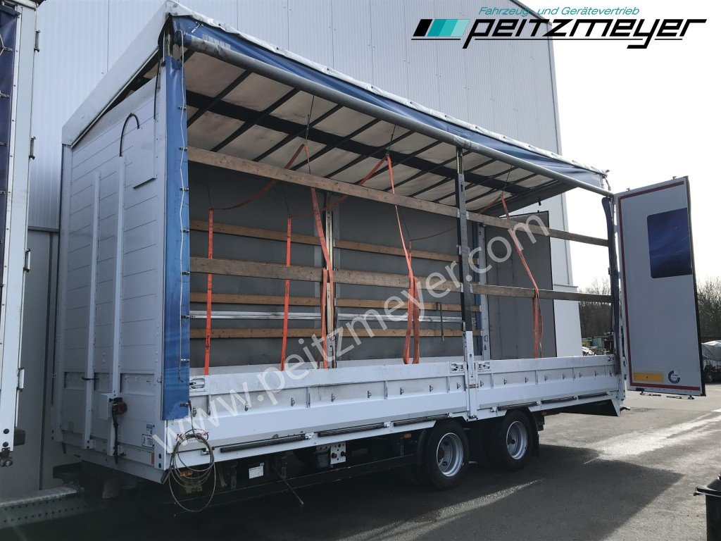 KRUKENMEIER Jumboanhänger TLPS 16,4, Hubdach, Edscha, verzinkt RSAB - Прицеп бортовой/ Платформа: фото 3 KRUKENMEIER Jumboanhänger TLPS 16,4, Hubdach, Edscha, verzinkt RSAB - Прицеп бортовой/ Платформа: фото 3