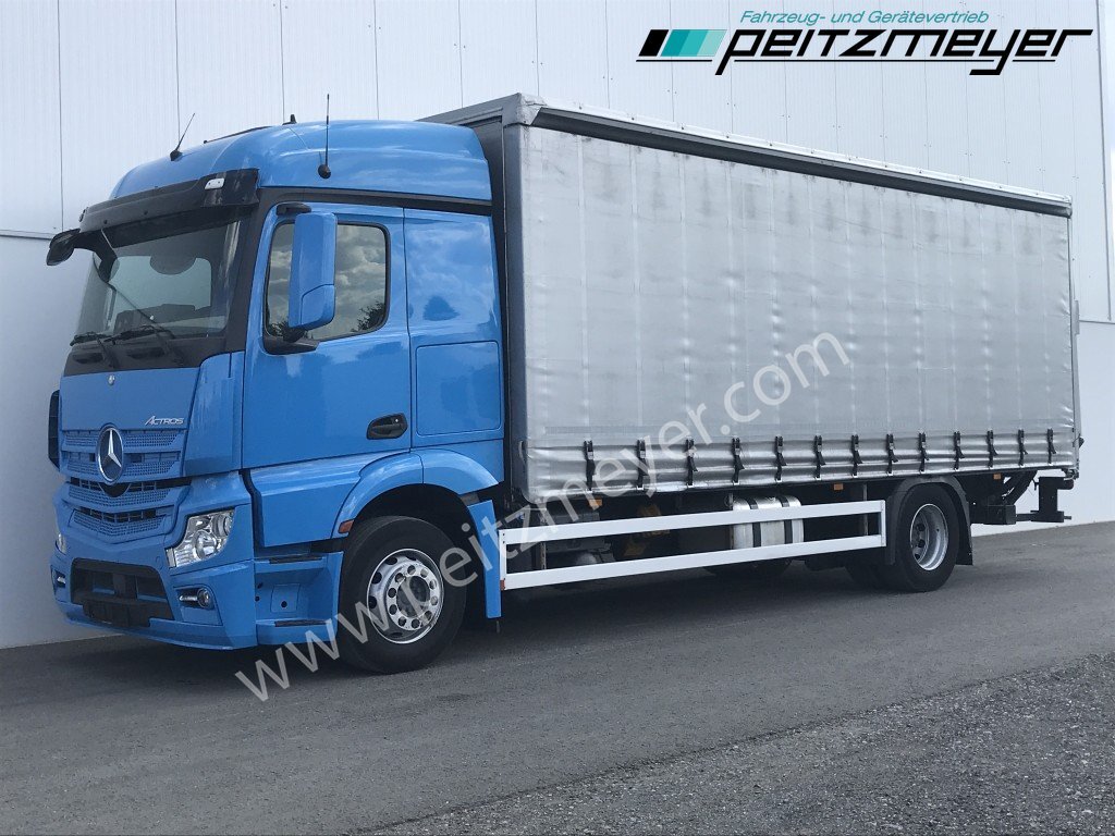 MERCEDES-BENZ Actros 1832 LL Pritsche + LBW EU 6 - Тентованный грузовик: фото 1 MERCEDES-BENZ Actros 1832 LL Pritsche + LBW EU 6 - Тентованный грузовик: фото 1
