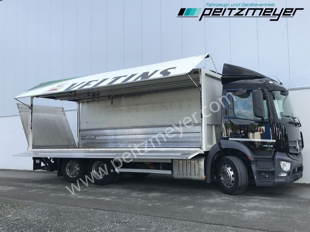 MERCEDES-BENZ Antos 2543 LL Ewers Getränke Retarder, 2 x AHK, LBW 2 t., Lenkachse - Грузовик для перевозки напитков: фото 2 MERCEDES-BENZ Antos 2543 LL Ewers Getränke Retarder, 2 x AHK, LBW 2 t., Lenkachse - Грузовик для перевозки напитков: фото 2
