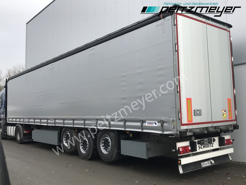 SCHMITZ SCS verzinkt, Edscha, 2 x Liftachse, Palettenk. - Тентованный полуприцеп: фото 2 SCHMITZ SCS verzinkt, Edscha, 2 x Liftachse, Palettenk. - Тентованный полуприцеп: фото 2