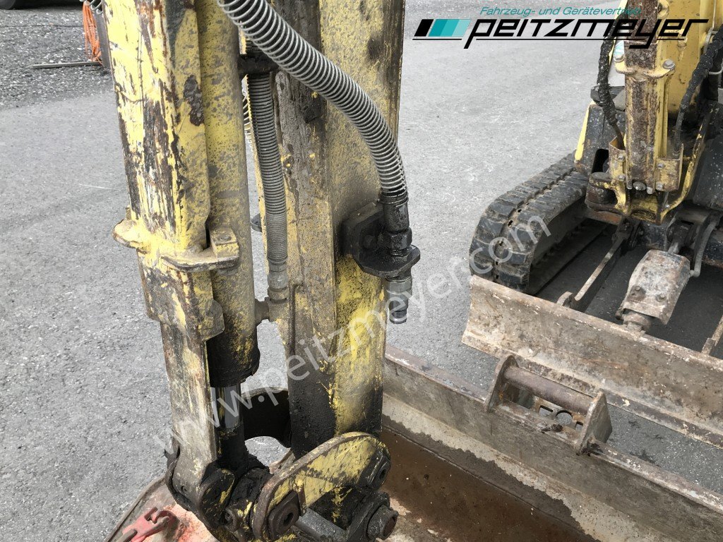 Мини-экскаватор YANMAR MINIBAGGER Vio 17 verstellbares Fahrwerk Schnellwechsler mit 60 er und 100 Löffel: фото 20