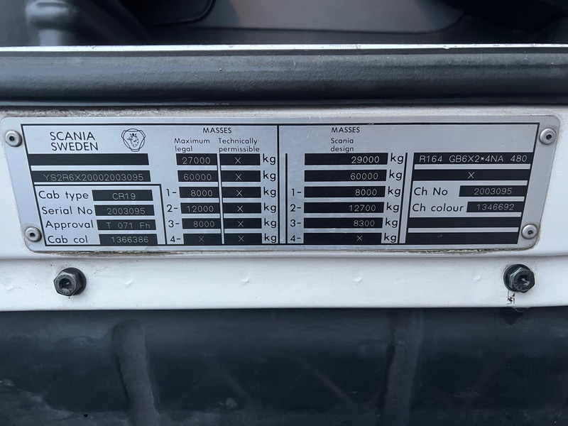 Ассенизатор Scania R164 GB6X2*4NA 480 - 13m3: фото 16
