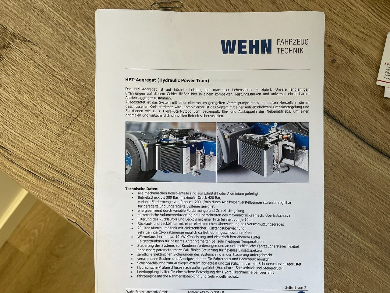 International Wehn Hydraulic Power Train 380 Bar 220l/min agri farm - Электрогенератор: фото 5 International Wehn Hydraulic Power Train 380 Bar 220l/min agri farm - Электрогенератор: фото 5