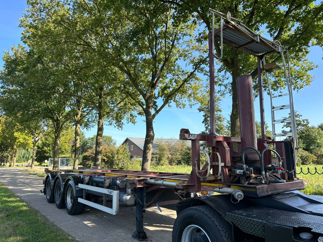LAG 30 FT Tipping chassis + 20 ft conection whit EBC Rotary Valve incl parts - Полуприцеп-контейнеровоз/ Сменный кузов: фото 2 LAG 30 FT Tipping chassis + 20 ft conection whit EBC Rotary Valve incl parts - Полуприцеп-контейнеровоз/ Сменный кузов: фото 2
