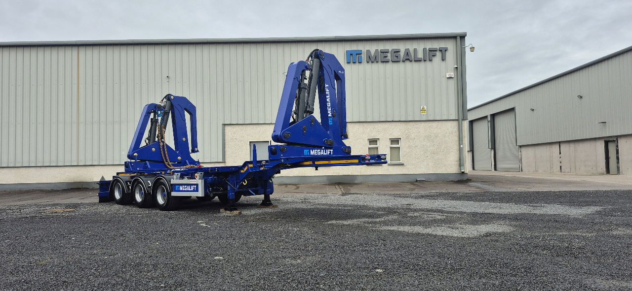 Mega NEW Megaliftt Sideloader / 35 tons lift capacity /20-40-45 HC/ Diesel engine / Gooseneck-extendable - Полуприцеп-контейнеровоз/ Сменный кузов: фото 1 Mega NEW Megaliftt Sideloader / 35 tons lift capacity /20-40-45 HC/ Diesel engine / Gooseneck-extendable - Полуприцеп-контейнеровоз/ Сменный кузов: фото 1