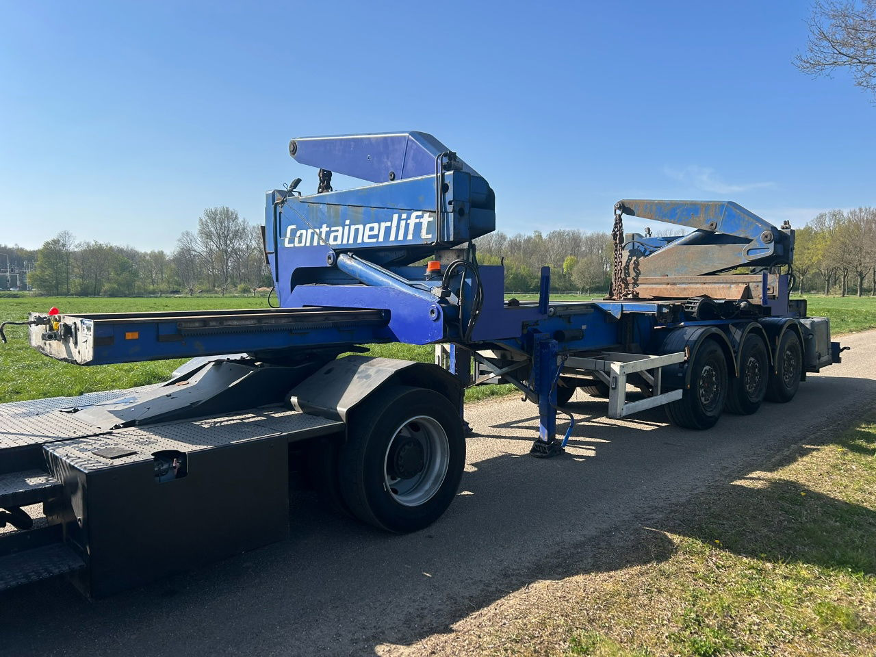 Pacton Steelbro MK6 Side loader / 20 - 40 ft / own diesel power pack / saf disc braks - Полуприцеп-контейнеровоз/ Сменный кузов: фото 1 Pacton Steelbro MK6 Side loader / 20 - 40 ft / own diesel power pack / saf disc braks - Полуприцеп-контейнеровоз/ Сменный кузов: фото 1