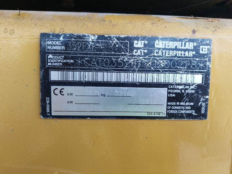 Гусеничный экскаватор Cat 352FL XE MHD (17m demoliton): фото 6