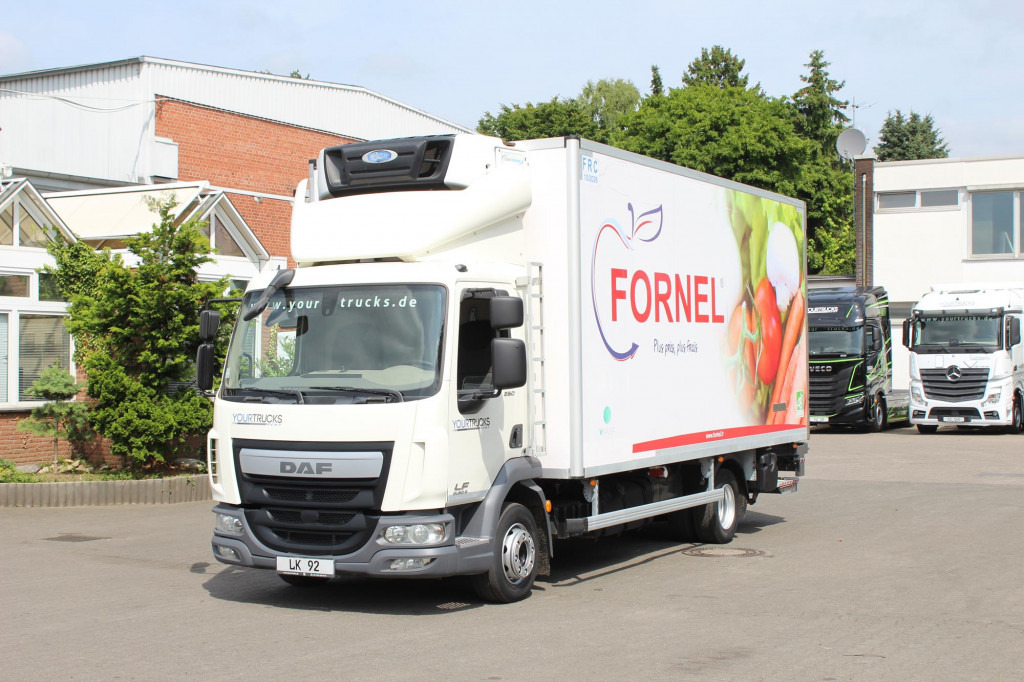 Daf LF 260 E6 Carrier Supra 550 Strom Tür LBW - Рефрижератор: фото 1 Daf LF 260 E6 Carrier Supra 550 Strom Tür LBW - Рефрижератор: фото 1