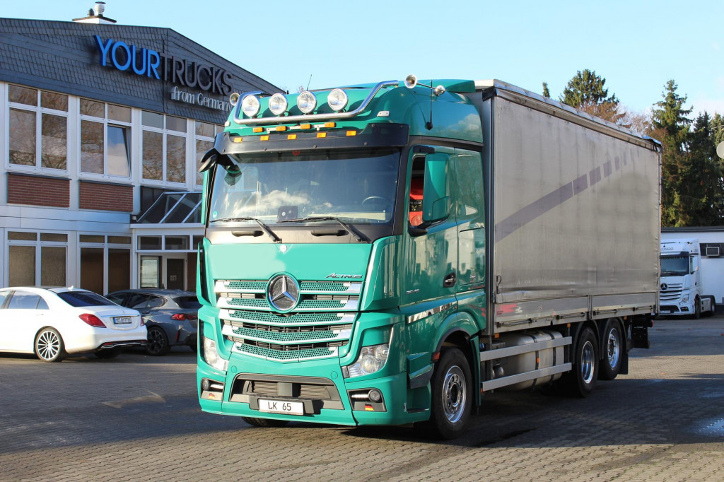 Mercedes-Benz Actros 2545 E6 Plane Retarder LBW ANK Schlafkab - Тентованный грузовик: фото 1 Mercedes-Benz Actros 2545 E6 Plane Retarder LBW ANK Schlafkab - Тентованный грузовик: фото 1