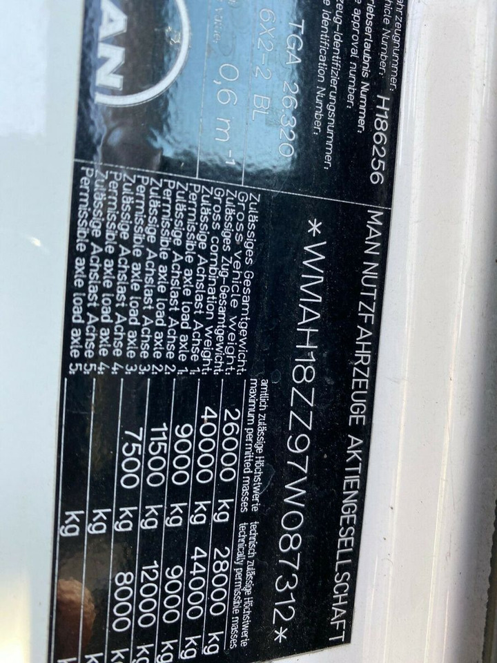 Грузовик-шасси MAN 26.320 TGA 6x2 MAN 26.320 TGA 6x2: фото 9 Грузовик-шасси MAN 26.320 TGA 6x2 MAN 26.320 TGA 6x2: фото 9