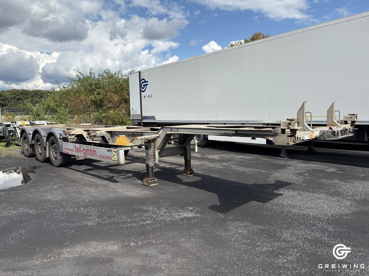 Web-Trailer LPRS 24 20/30/40/45 - Полуприцеп-контейнеровоз/ Сменный кузов: фото 1 Web-Trailer LPRS 24 20/30/40/45 - Полуприцеп-контейнеровоз/ Сменный кузов: фото 1