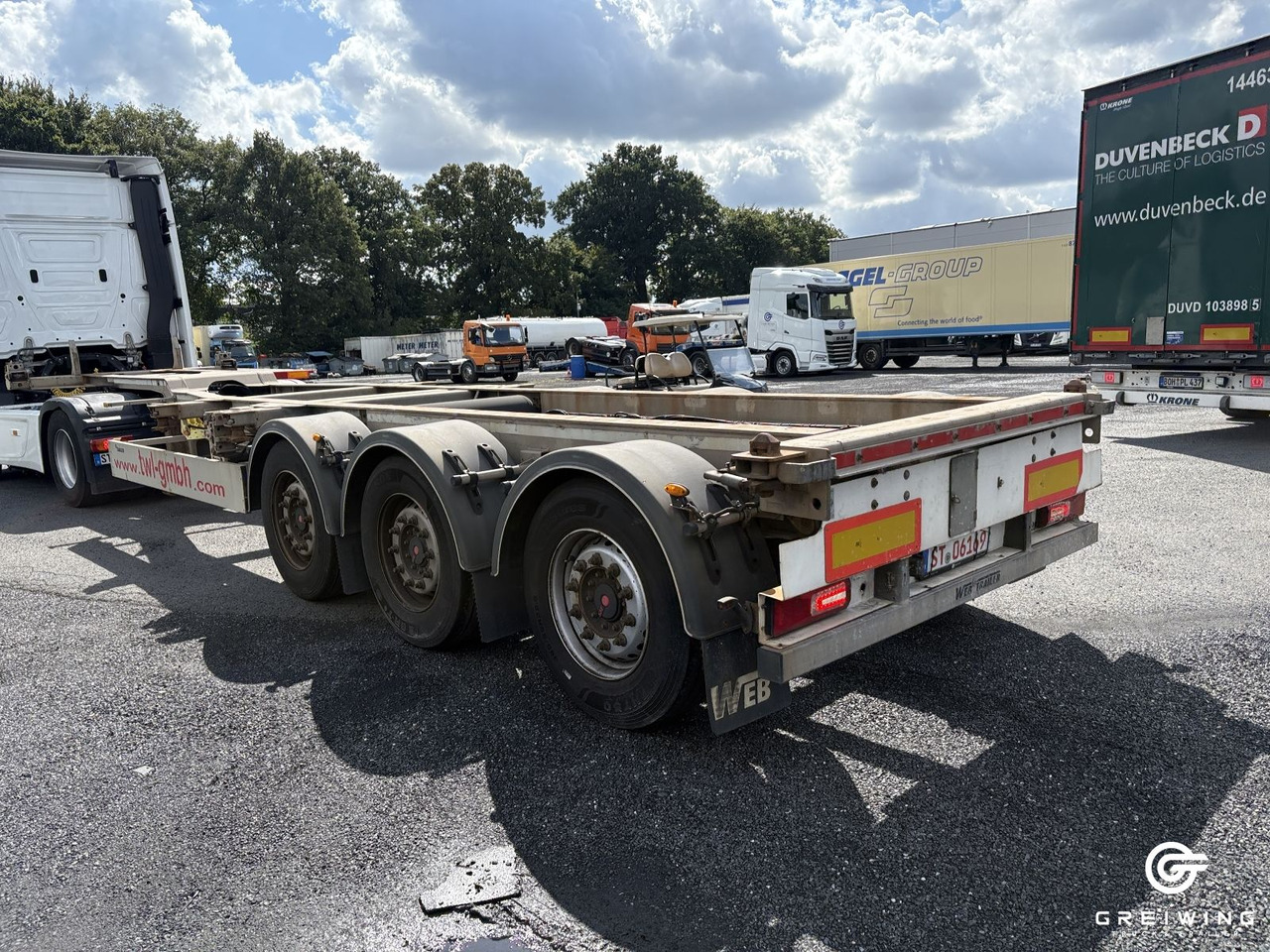 Web-Trailer LPRS 24 20/30/40/45 - Полуприцеп-контейнеровоз/ Сменный кузов: фото 4 Web-Trailer LPRS 24 20/30/40/45 - Полуприцеп-контейнеровоз/ Сменный кузов: фото 4