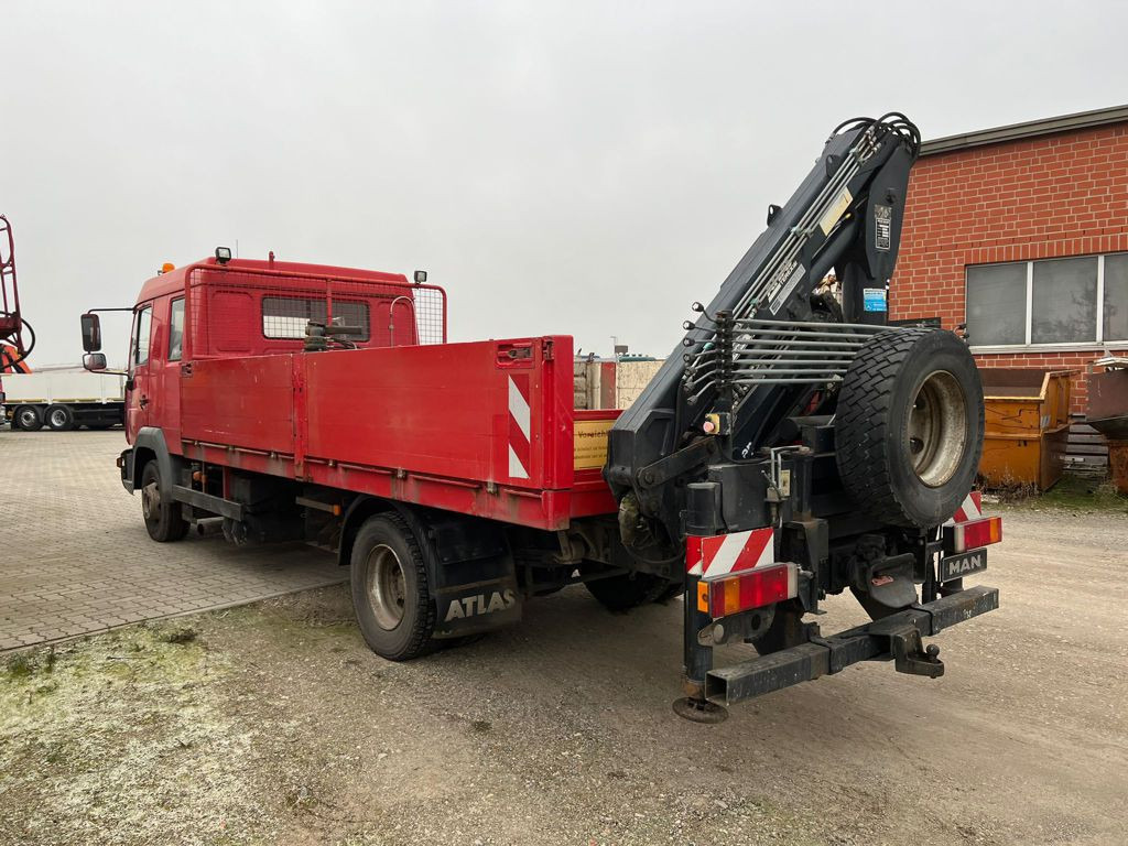 MAN LE 12.225 LC Pritsche Heckkran 6 Zylinder Doka Topzust - Грузовик бортовой/ Платформа, Автоманипулятор: фото 4 MAN LE 12.225 LC Pritsche Heckkran 6 Zylinder Doka Topzust - Грузовик бортовой/ Платформа, Автоманипулятор: фото 4