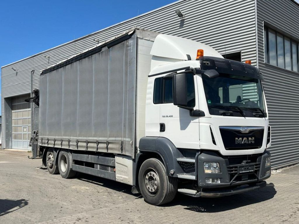 MAN TG-S 26.400 6x2-2 BL Pritsche Heckkran 5xhydr.Au - Грузовик бортовой/ Платформа, Автоманипулятор: фото 2 MAN TG-S 26.400 6x2-2 BL Pritsche Heckkran 5xhydr.Au - Грузовик бортовой/ Платформа, Автоманипулятор: фото 2