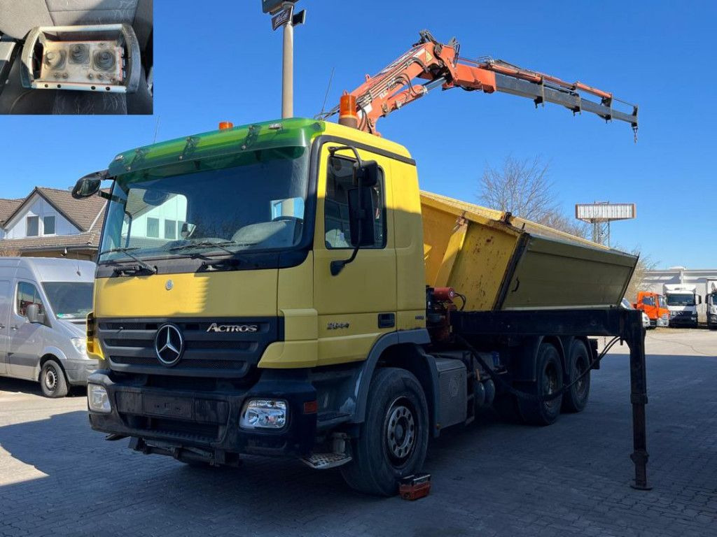 Mercedes-Benz Actros 2644 6x4 3-Achs Kipper Kran Funkt+Greifer - Самосвал, Автоманипулятор: фото 1 Mercedes-Benz Actros 2644 6x4 3-Achs Kipper Kran Funkt+Greifer - Самосвал, Автоманипулятор: фото 1
