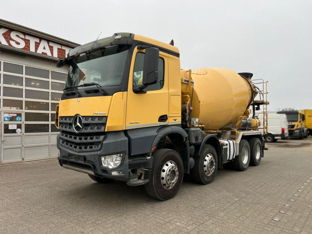 Mercedes-Benz Arocs 3240 B 8x4 Betonmischer Deutsch Top Liebhe - Автобетоносмеситель: фото 1 Mercedes-Benz Arocs 3240 B 8x4 Betonmischer Deutsch Top Liebhe - Автобетоносмеситель: фото 1