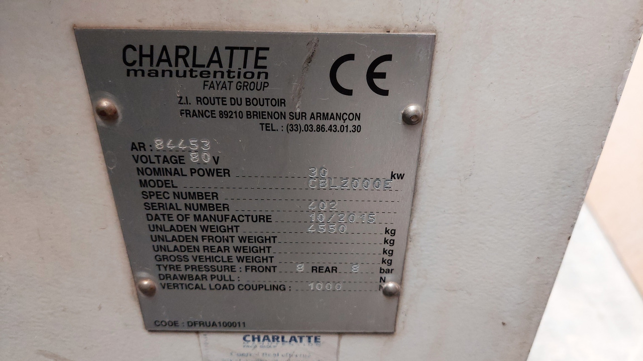 CBL2000E Belt Loader Charlatte - Ленточный погрузчик багажа: фото 2 CBL2000E Belt Loader Charlatte - Ленточный погрузчик багажа: фото 2