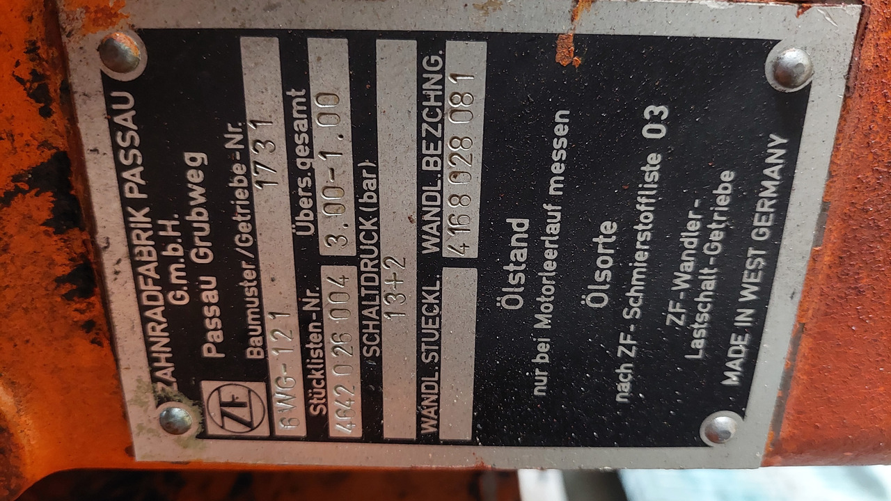 Schopf F106 spare parts - Запчасти для Аэродромной техники: фото 3 Schopf F106 spare parts - Запчасти для Аэродромной техники: фото 3