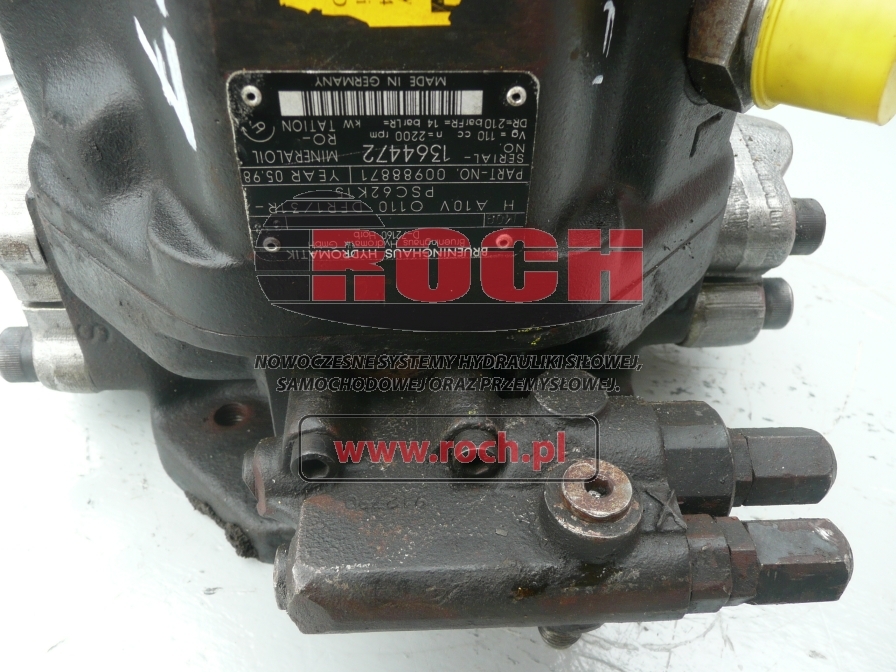 BRUENINGHAUS HYDROMATIK HA10VO110DFR1/31R-PSC62K15 00988871 - Гидравлический насос для Харвестеров: фото 2 BRUENINGHAUS HYDROMATIK HA10VO110DFR1/31R-PSC62K15 00988871 - Гидравлический насос для Харвестеров: фото 2