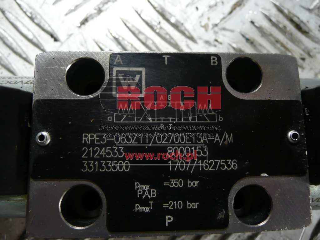 WIRTGEN RPE3-063Z11/02700E13A/M 2124533 8000153 33133500 1707/162 7536 + 27663300 1621948 - Гидравлический клапан: фото 2 WIRTGEN RPE3-063Z11/02700E13A/M 2124533 8000153 33133500 1707/162 7536 + 27663300 1621948 - Гидравлический клапан: фото 2