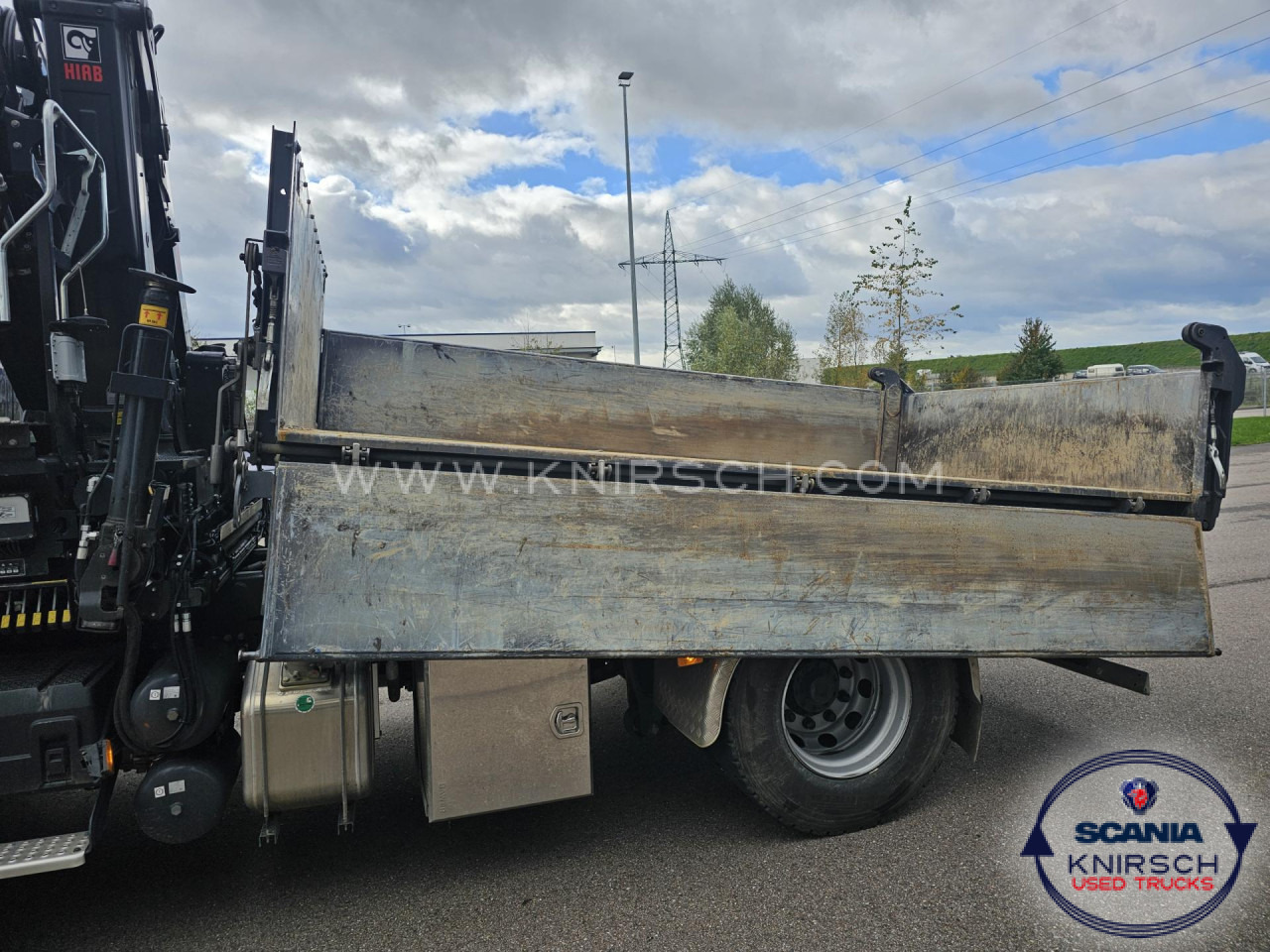 SCANIA G 320 B4x2NA 3-Seitenkipper Dautel mit Kran Hiab - Малотоннажный самосвал: фото 5 SCANIA G 320 B4x2NA 3-Seitenkipper Dautel mit Kran Hiab - Малотоннажный самосвал: фото 5