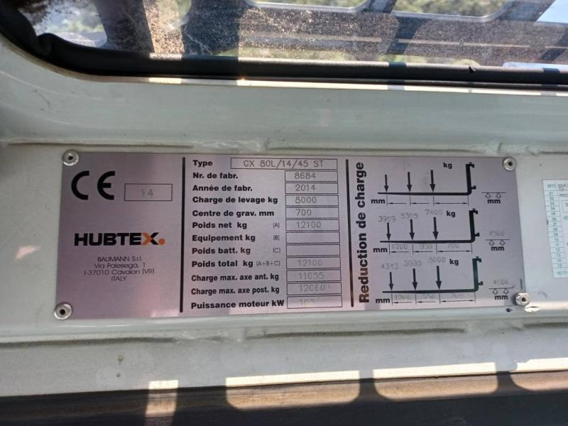 Hubtex GX 80L/14/45 ST в лизинг Hubtex GX 80L/14/45 ST: фото 20