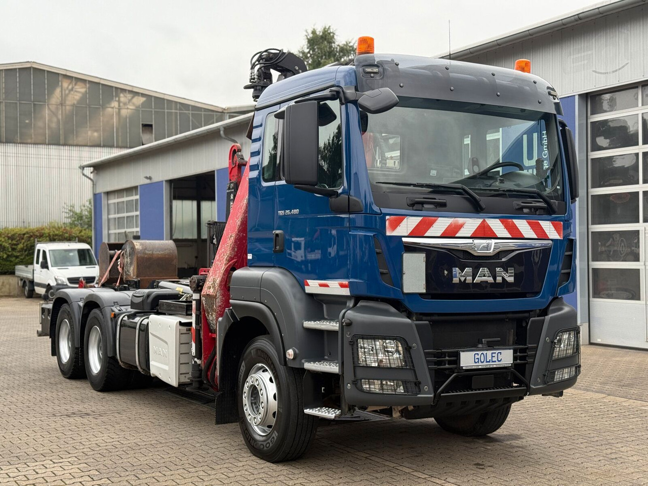 MAN TGS 28.480 6x4 Abrollkipper Kran Greifer 4,63 T - Крюковой мультилифт, Автоманипулятор: фото 1 MAN TGS 28.480 6x4 Abrollkipper Kran Greifer 4,63 T - Крюковой мультилифт, Автоманипулятор: фото 1