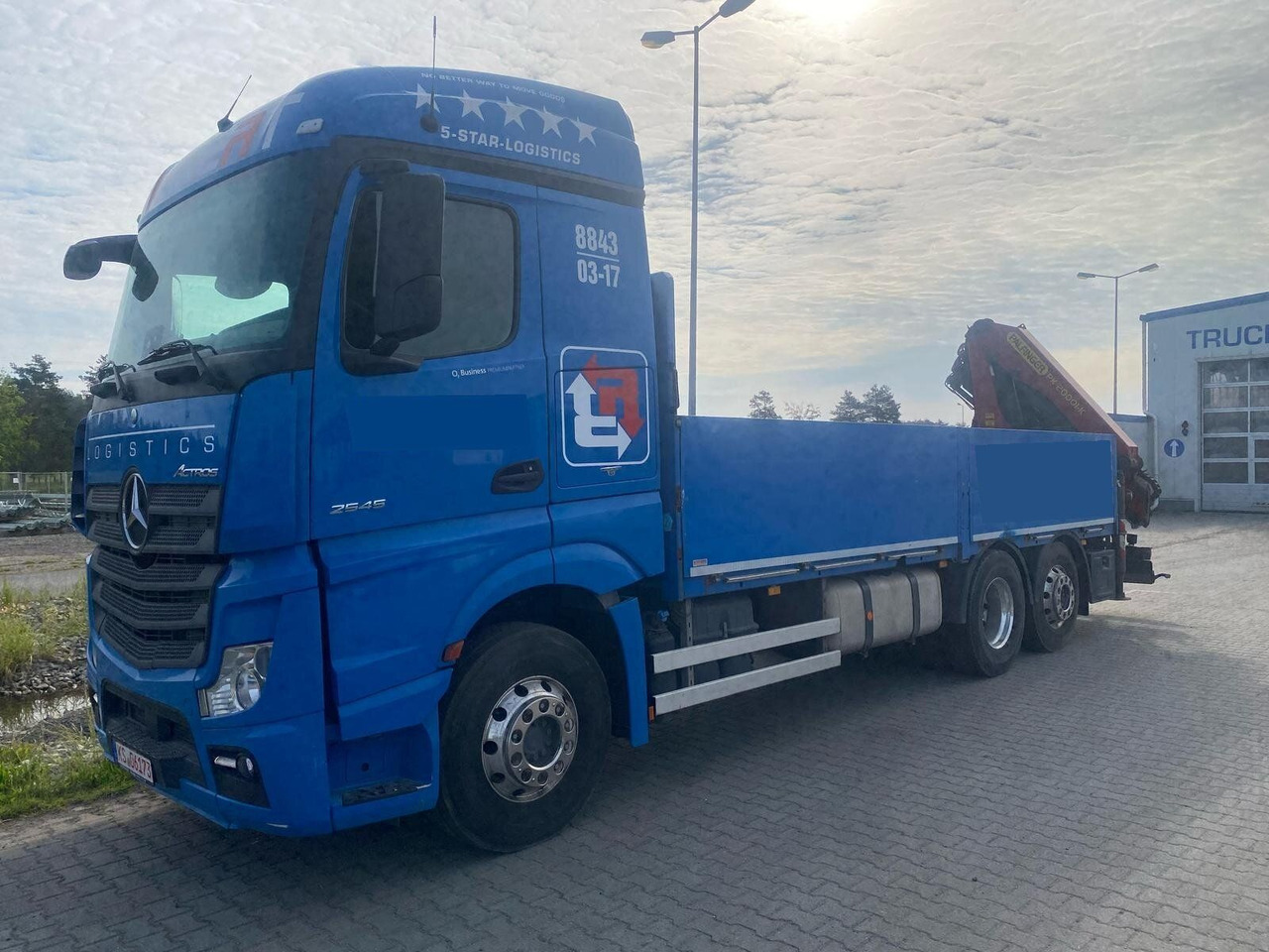 Mercedes-Benz ACTROS 2545 6x2 Pritsche Kran Palfinger PK20001K - Автоманипулятор: фото 3 Mercedes-Benz ACTROS 2545 6x2 Pritsche Kran Palfinger PK20001K - Автоманипулятор: фото 3
