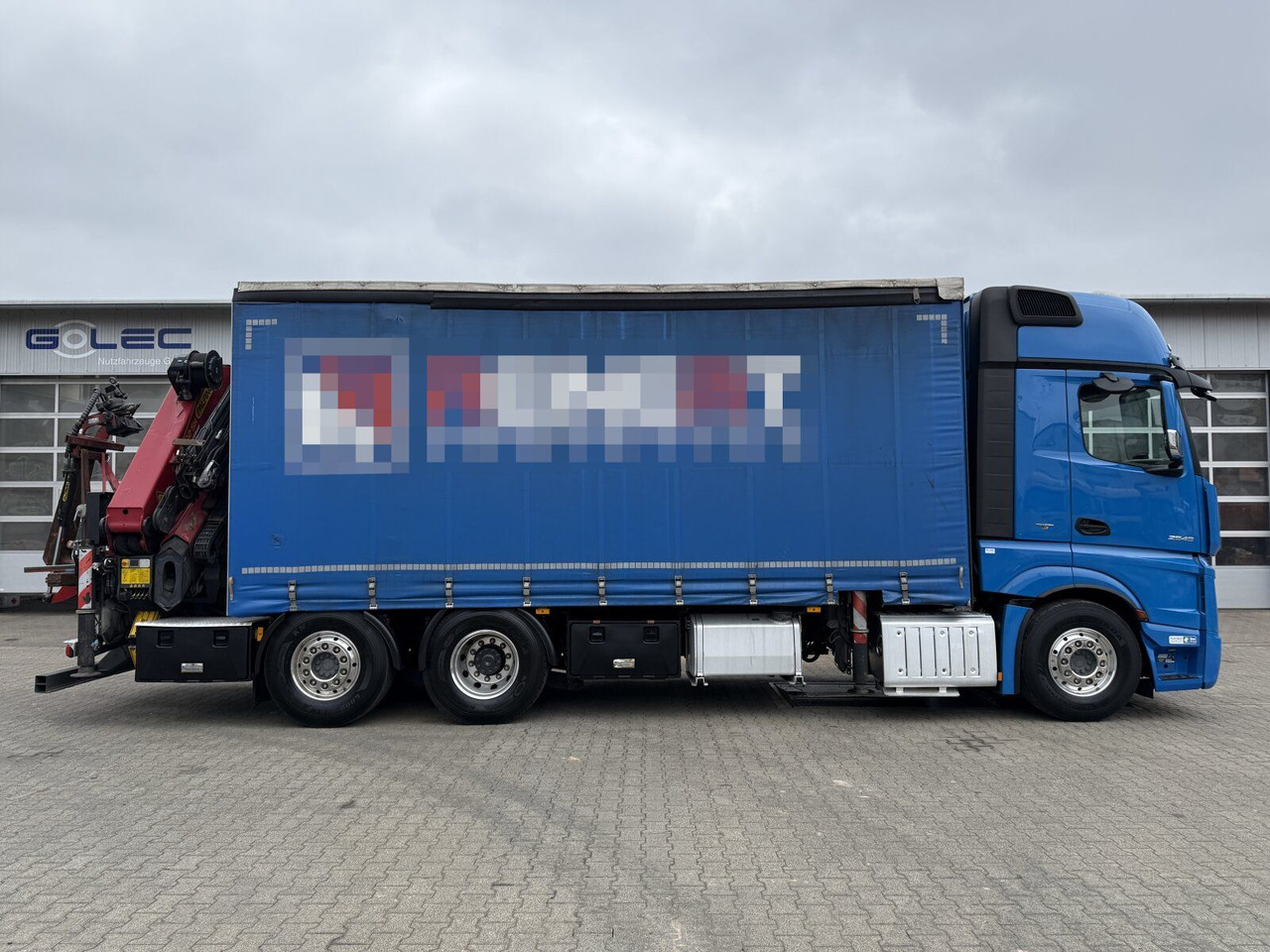 Mercedes-Benz Actros 6x2 Pritsche Kran Palfinger PK34002 + JIB - Грузовик бортовой/ Платформа, Автоманипулятор: фото 2 Mercedes-Benz Actros 6x2 Pritsche Kran Palfinger PK34002 + JIB - Грузовик бортовой/ Платформа, Автоманипулятор: фото 2