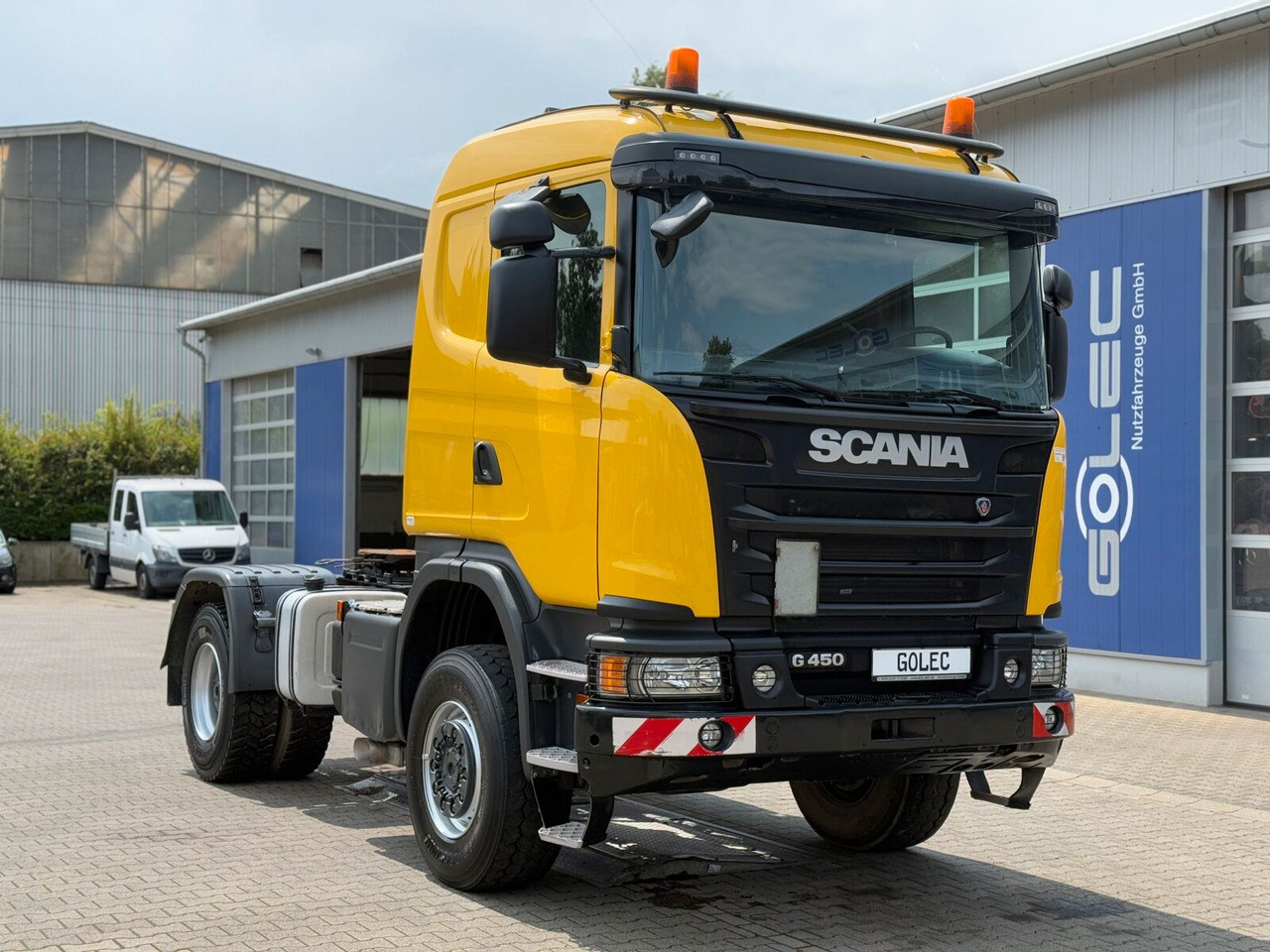 Scania G450 4x4 Euro 6 SZM Kipphydraulik Blatt/ Luft - Тягач: фото 1 Scania G450 4x4 Euro 6 SZM Kipphydraulik Blatt/ Luft - Тягач: фото 1